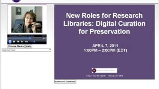 New Roles for Research Libraries Digital Curation for Preservation [upl. by Betthezel169]