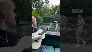 Surprise serenade for Ed Sheeran fan 😅😱 [upl. by Eiraminot]