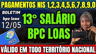 ✔️ EXTRATO DE PAGAMENTO 13° SALÁRIO ANTECIPADO  VALORES LIBERADOS BPC LOAS [upl. by Anaihs230]