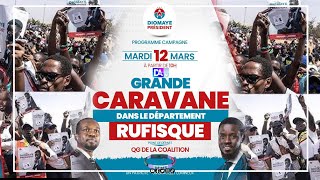 🛑DIRECT Campagne électorale Keur Massar et Rufisque vont accueillir la caravane Diomaye President [upl. by Aceber]