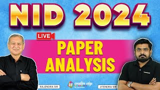 NID 2024 Paper Analysis  Exam Paper Analysis amp Difficulty Level  Comprehensive Question Solutions [upl. by Feliza]