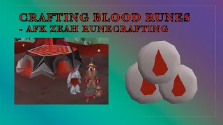 OSRS mobile  Blood runecrafting  AFK training at Arceuus [upl. by Jordison707]