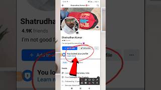 facebook account lock kaise karen  How To Lock Facebook Profile 2024 shortsviralfacebook [upl. by Lavena]