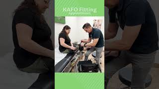 Knee Ankle Foot Orthosis KAFO Fitting Appointment [upl. by Alahs]