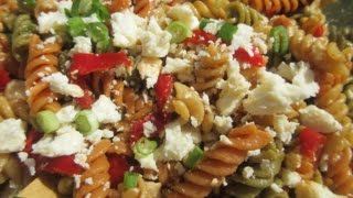 PASTA SALAD  How to make BALSAMIC VINEGAR PASTA SALAD Recipe [upl. by Siderf947]