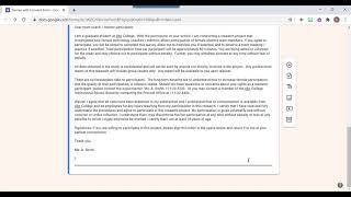 Creating a Google Form Survey with a Consent Letter [upl. by Ashlen846]