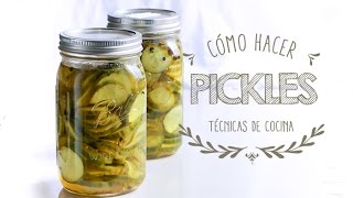 Cómo hacer Pickels Pepinillos en conserva [upl. by Mouldon]