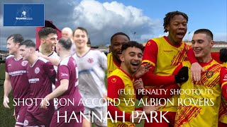 Shotts Bon accord vs Albion Rovers full Penalty Shootout [upl. by Oberon]