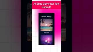 AI Song Generator Tool songdo ai aitools aisonggenerator [upl. by Alfeus]