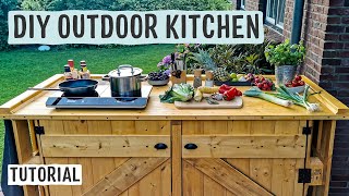 How to build your own outdoor kitchen from pallets  Building Instructions  WAGNER [upl. by Wasserman424]