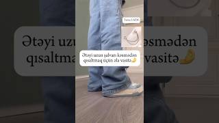 Şalvar qısaltmaq üçün əla vasitə🤌 temu temufinds temushopping pantalon kısaltma [upl. by Peria]