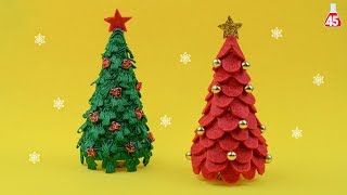 Albero di Natale semplice senza cucire  Tutorial [upl. by Haissi]