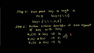 Convolution of two sequences using Overlap Save Method [upl. by Yevad65]