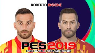 ROBERTO INSIGNE  PES 201920202021  FACE BUILD amp STATS [upl. by Ulrica]