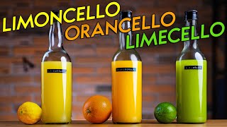 Never Buy LIMONCELLO Again  Try These 3 Homemade Versions [upl. by Enyrhtak585]