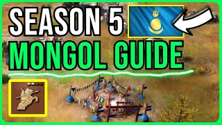 AoE4  Two EASY Mongol Build Orders Season 5 [upl. by Tseng]