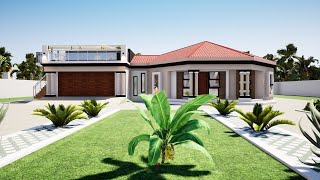 Small House Design  2 Bedroom Roundavel design  8 Corner house [upl. by Ardeed]