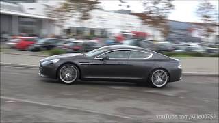 Aston Martin Rapide S revs ride amp lovely sounds 1080p [upl. by Cerf]