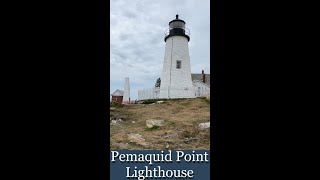 Exquisite View from the Rocky Coast of Pemaquid Point Lighthouse [upl. by Winters]