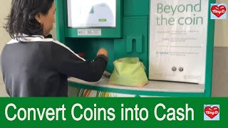 Converting Coins Into Cash Using Coinstar  ningd [upl. by Richia]