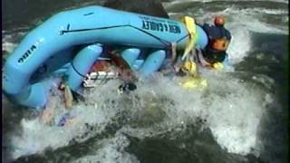 Gauley River Raft Crash and Burn [upl. by Domella779]