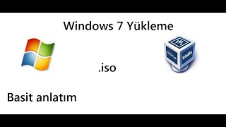 Nasıl windows 7 kurulur virtualbox vmware kurulum windows windows7 howto nasılyapılır [upl. by Eesac]