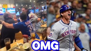 FAN REACTIONS TO PETE ALONSO’S GO AHEAD HR OVER THE BREWERS [upl. by Sherrill327]