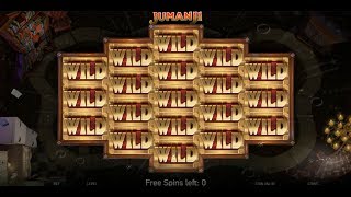 Jumanji Slot Bonus Game [upl. by Nnayelsel]