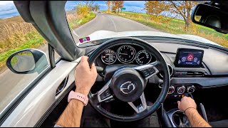 Mazda MX5 20 SKYG 184 HP 0100 POV Test Drive 1886 Joe Black [upl. by Nnyled]