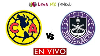 AMERICA VS MAZATLAN EN VIVO  LIGA BBVA MX FEMENIL APERTURA 2024  DONDE VER EN VIVO [upl. by Twitt]