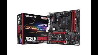 GIGABYTE GAAB350MGaming Micro ATX DDR4 Motherboard  UNBOXING [upl. by Eeb]