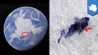 Antarctica hole in the earth Polynya hole gapes open on the frozen continent  TomoNews [upl. by Tanny]