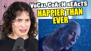 Vocal Coach Reacts to Billie Eilish  Happier Than Ever [upl. by Eiger177]