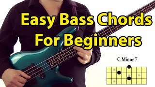 Easy Bass Guitar Chords for Beginners [upl. by Croteau]