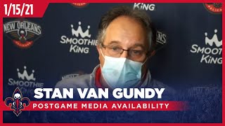 Stan Van Gundy discusses loss to LA  PelicansLakers Postgame [upl. by Ednil]