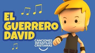 El Guerrero David  Canciones Infantiles Cristianas para niños escuela dominical Pequeños Héroes [upl. by Yule]