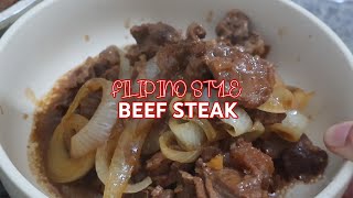 FILIPINO STYLE BEEF STEAK [upl. by Estella]