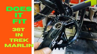 How to Install a Crankset  BIKE MAINTENANCE  Bike upgrade on Trek Marlin 6 Gen 2  ASMR [upl. by Meijer]