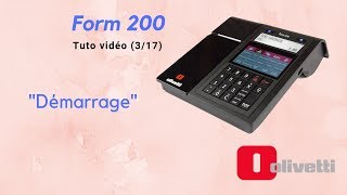 Olivetti Form 200 317 DÉMARRAGE [upl. by Zeiger192]