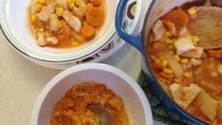 GUISO DE POLLO Recetas saludables para niños HechoxMamá [upl. by Muhcan807]