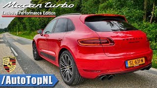 440HP Porsche MACAN TURBO Performance  DRIFTS Exhaust SOUND TUNNEL amp AUTOBAHN ONBOARD by AutoTopNL [upl. by Bergerac]