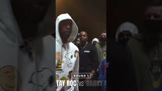 Tay roc vs Danny Myers  Round 1  Crazy battle 😳🔥 [upl. by Kcirdla]