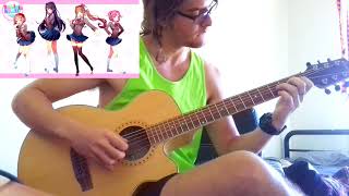 Doki Doki Literature Club  My Feelings Guitar Cover [upl. by Heindrick]