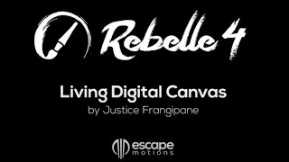 Rebelle 4 Tutorials Living Digital Canvas  Visual Settings Wet amp Dry Canvas Tilt and Blow Tool [upl. by Yesnel923]