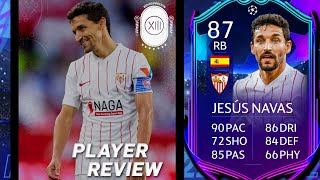 PORFIN UN BUEN LATERAL DERECHO PARA LALIGA  JESUS NAVAS RTTK 87 REVIEW  FIFA 22 [upl. by Enelrats]