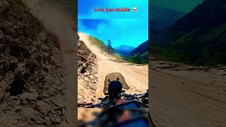 Live Landslide on the Worlds Most Dangerous Route TandiKishtwar Road Himachal Pradesh [upl. by Eznyl947]