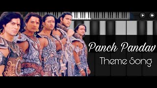 Panch Pandav theme song on piano  From Mahabharat  Pandavas theme song [upl. by Apgar544]