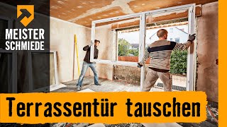 Terrassentür tauschen  HORNBACH Meisterschmiede [upl. by Witcher]