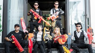 LTT Nerf War  Police SEAL X Nerf Guns Fight Crime Dr Ken In The ultimate Lifeordeath Mission [upl. by Ahseym]