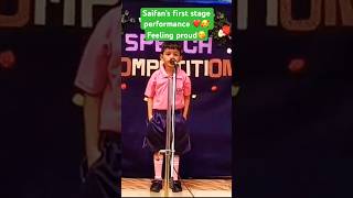 first stage performance of saifan  school days  education school saifanmsz shorts rawdybaby [upl. by Elem]